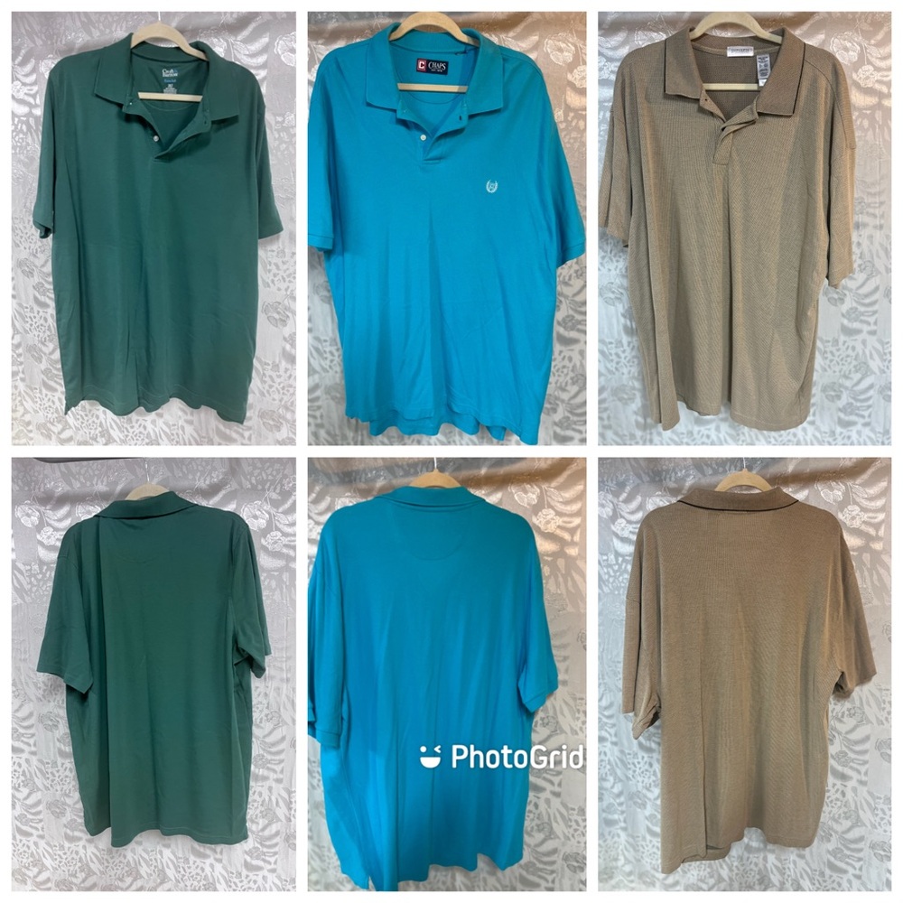 Men’s Polo Shirt Bundle - 3 Items